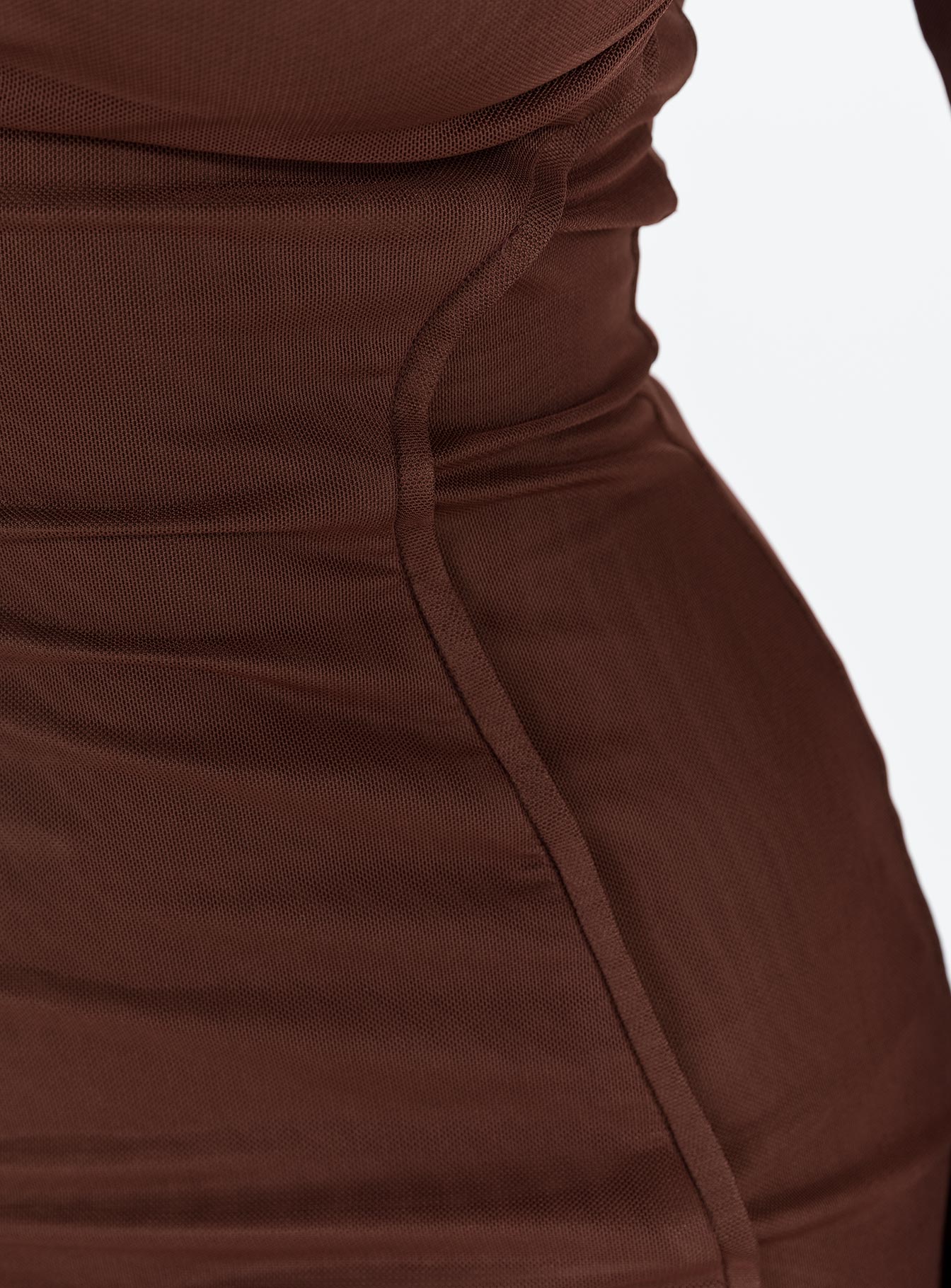 product Princess Polly Square Neck  Ranier Long Sleeve Mini Dress Burgundy