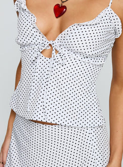 The Other Side Set White Polka