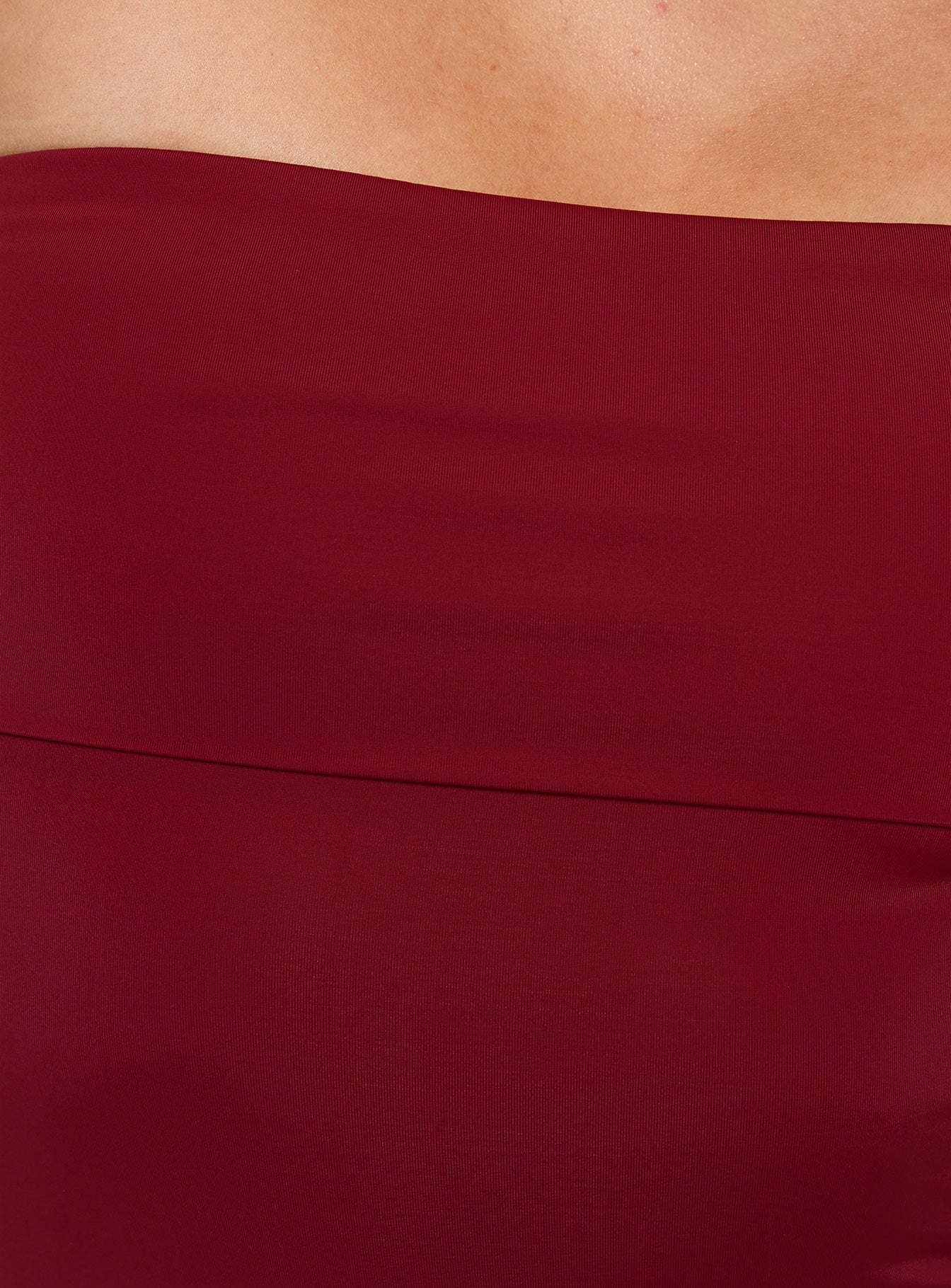 product Princess Polly Niner Strapless Bodysuit Burgundy Sleeveless 