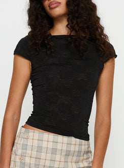 Avena Backless Top Black