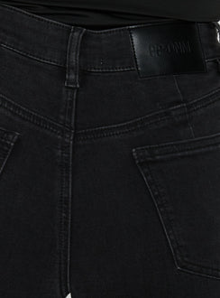 Thearlie High Rise Flared Jeans Washed Black
