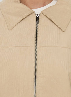 Goldsmith Corduroy Bomber Jacket Stone