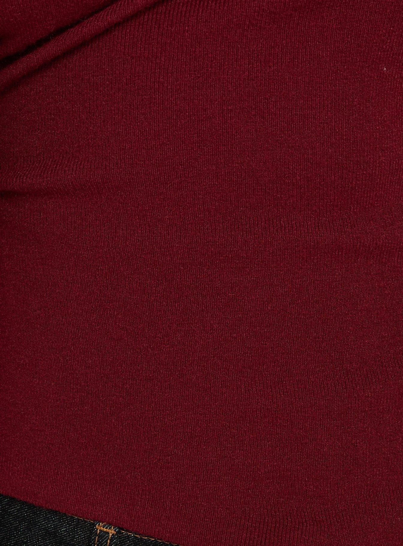 Kaelith Off Shoulder Knit Sweater Wine