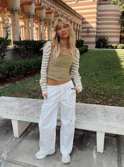 product Princess Polly Sleeveless Square Neck  Cecile Strapless Top Mushroom