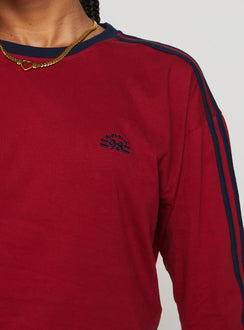 Prata Top Adrenaline Red / Navy