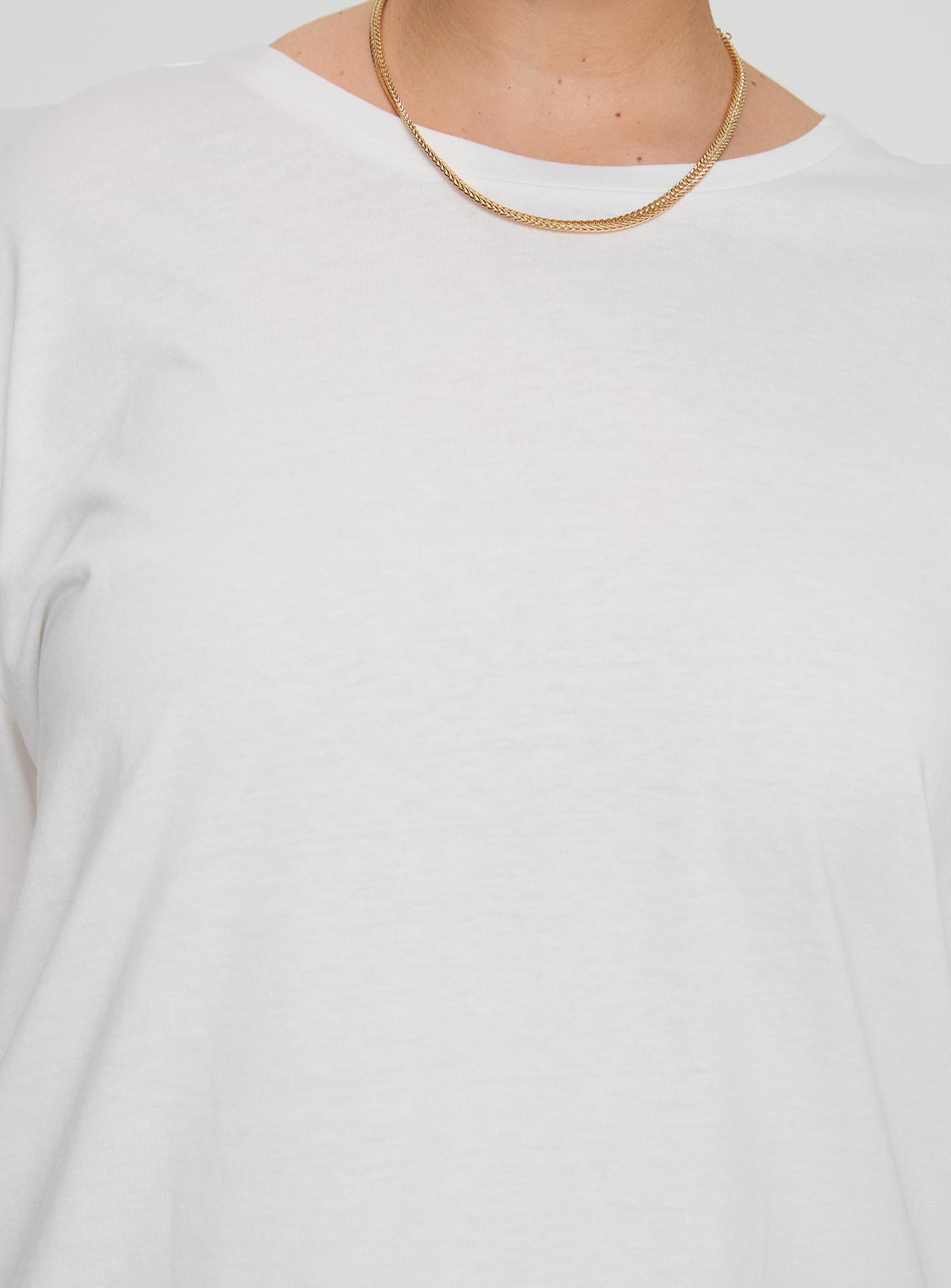product Princess Polly Jamason Tee White Curve Half Sleeves Crew Neck 