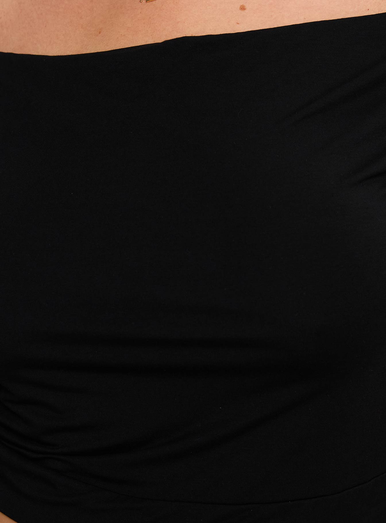 product Princess Polly Irina Multi-wear Top Black Curve Short Sleeves straight 