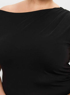 product Princess Polly Miyako Bodysuit Black Curve Sleeveless 