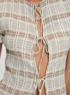 Flashback Tie Up Top Multi