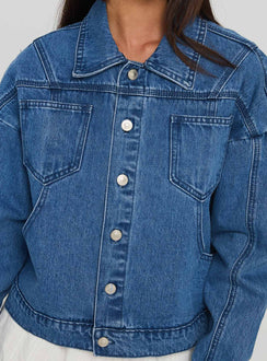 Unexpected Denim Jacket Blue