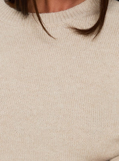 Elida Boxy Wide Sleeve Jumper Cream