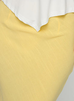 product Princess Polly Jodie Maxi Skirt Lemon Yellow Maxi Skirts Skirts 