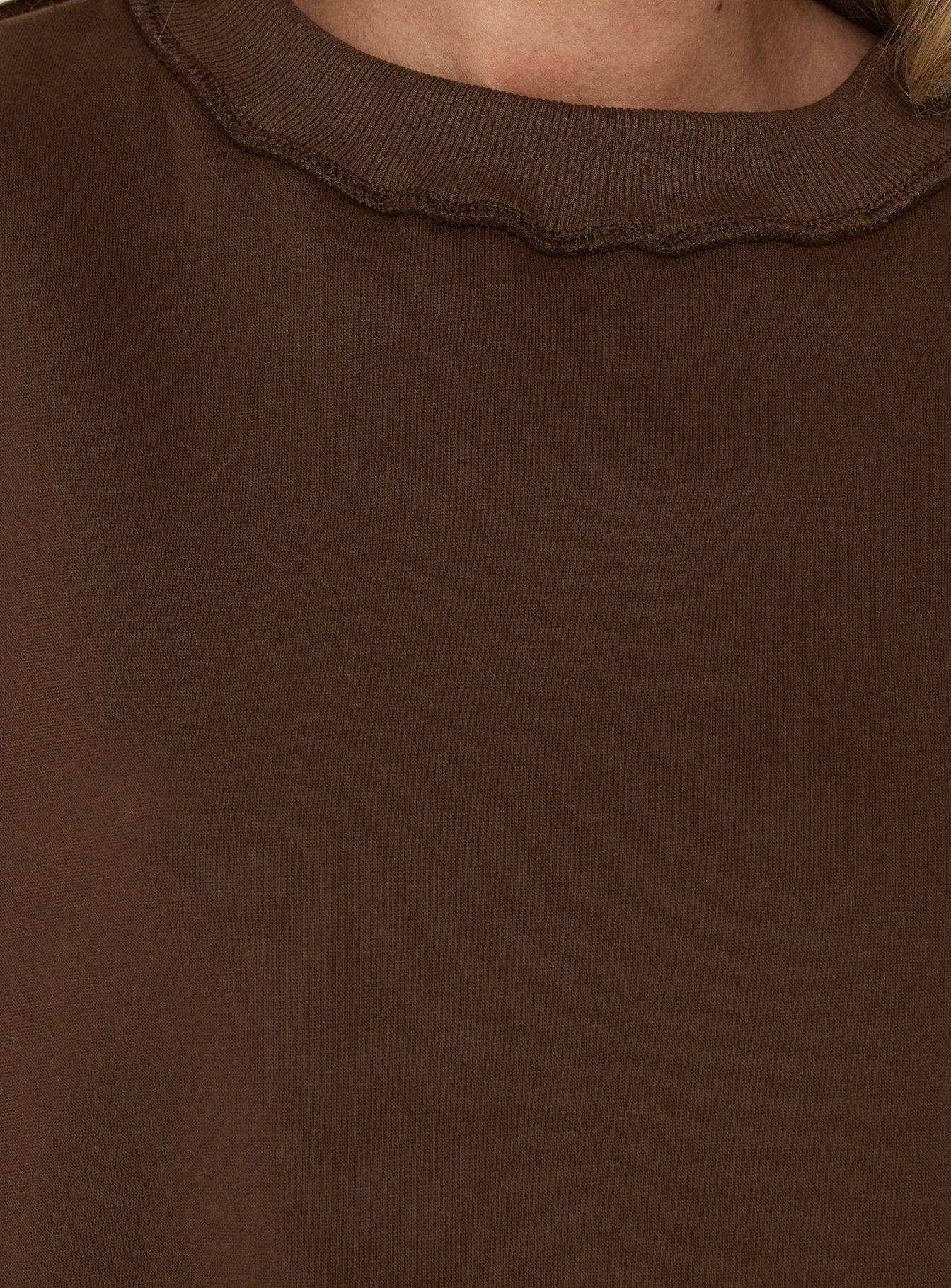 Laine Crew Neck Jumper Brown