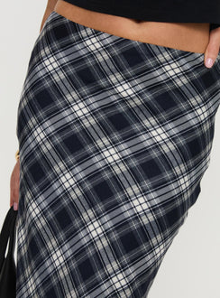 product Princess Polly Everlie Low Waist Maxi Skirt Check Multi 