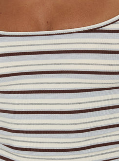 Elzie Knit Cami Tank Multi Stripe