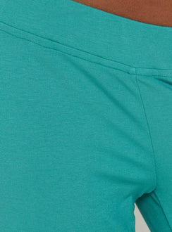 Kassey Gaucho Shorts Teal