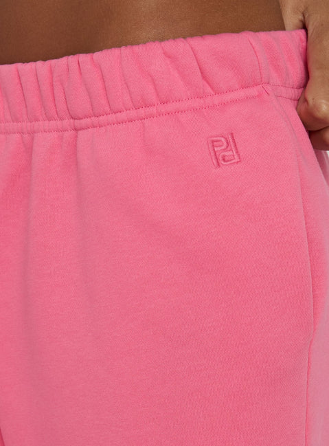 Tynen Baggy Longline Sweatshorts Pink