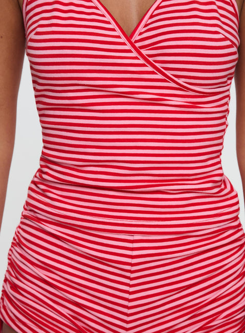 Spend My Nights Set Red Stripe