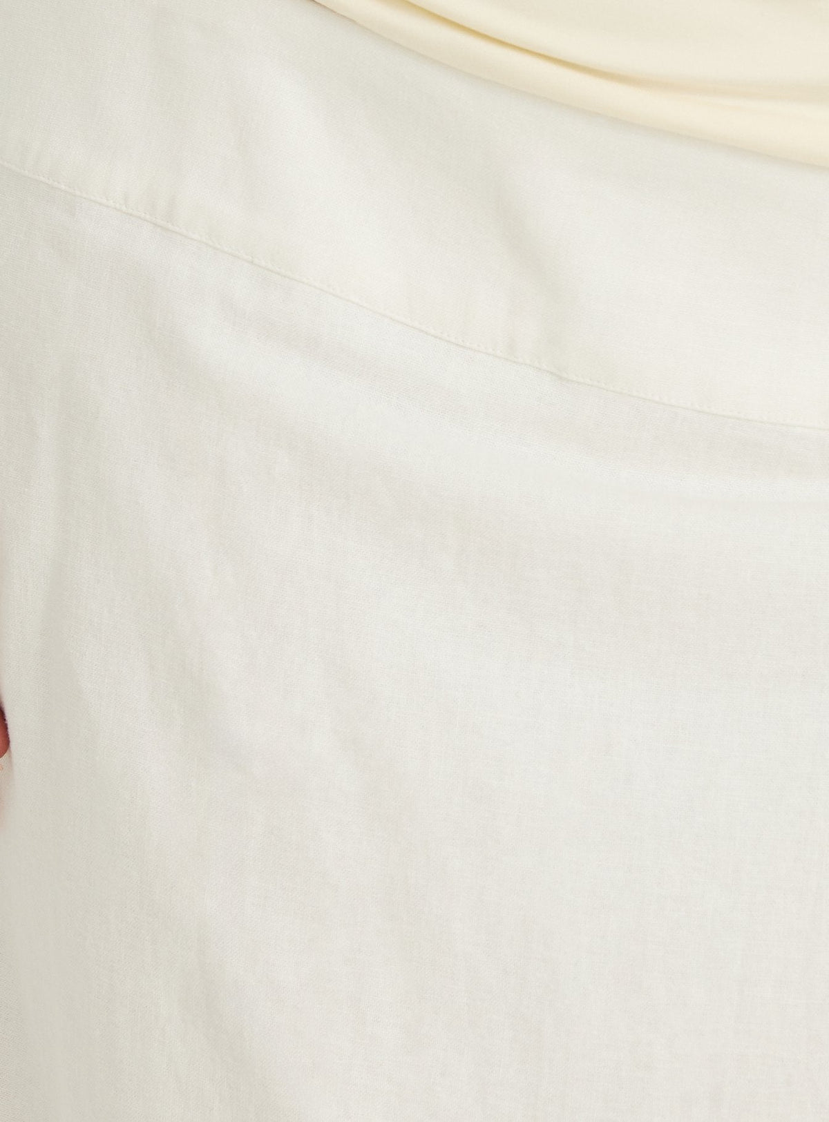 Such Delight Linen Midi Skirt White Curve