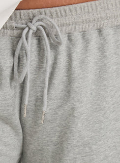 Nikko Longline Fleece Shorts Grey Marle Curve
