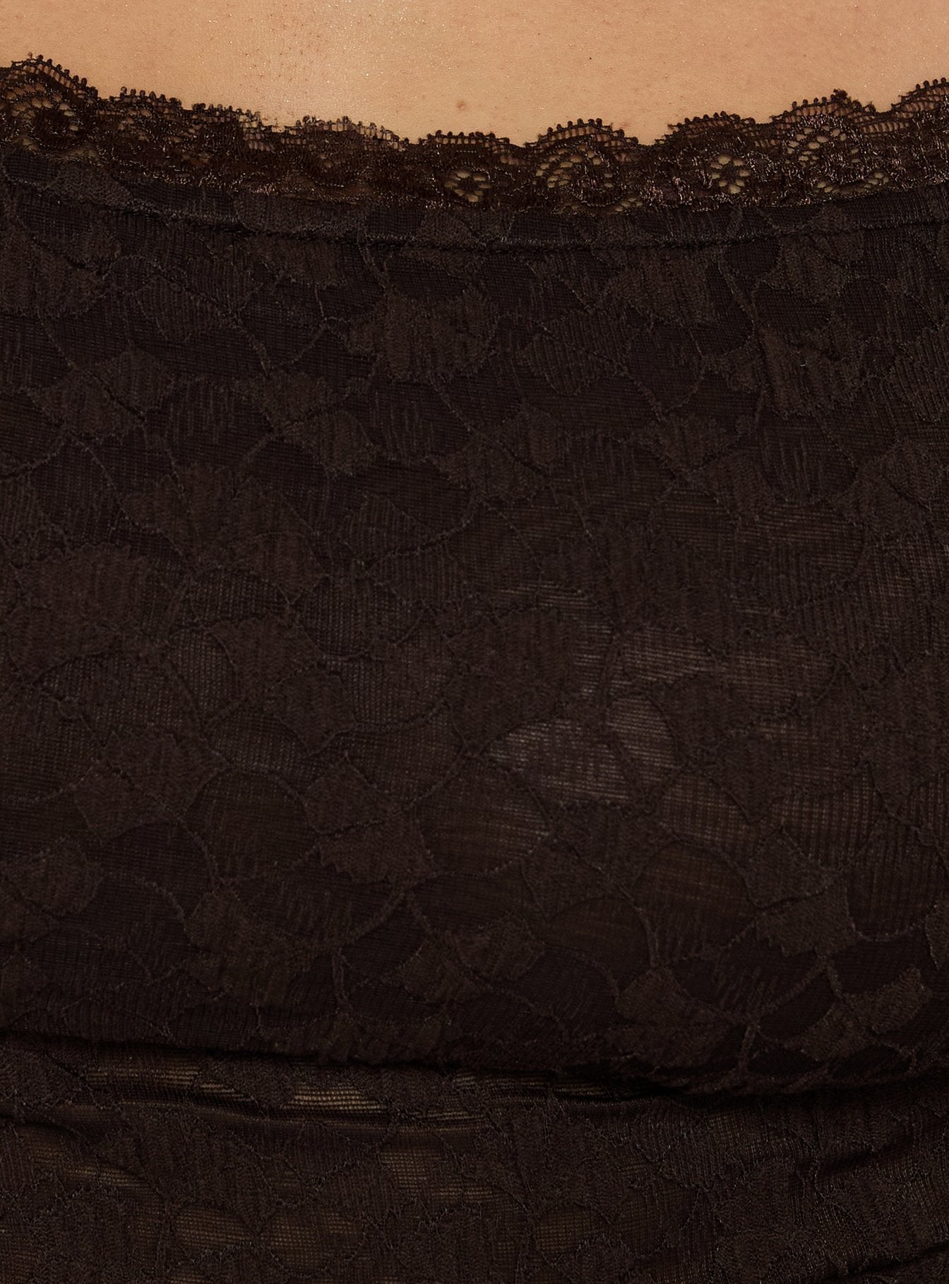 Mochapella Off The Shoulder Top Brown Curve