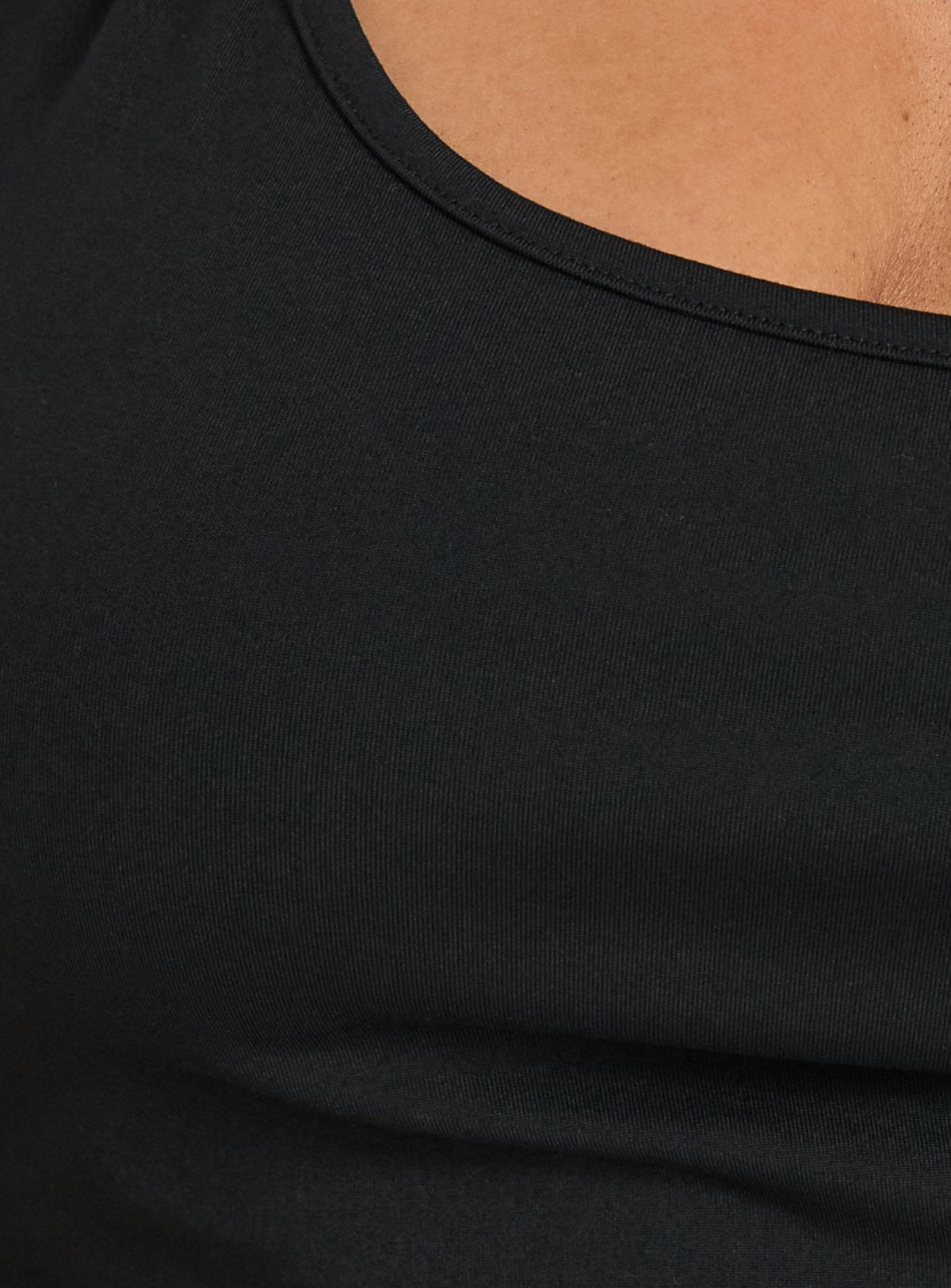 Daily Define Thin Strap Halter Tank Top Black Curve