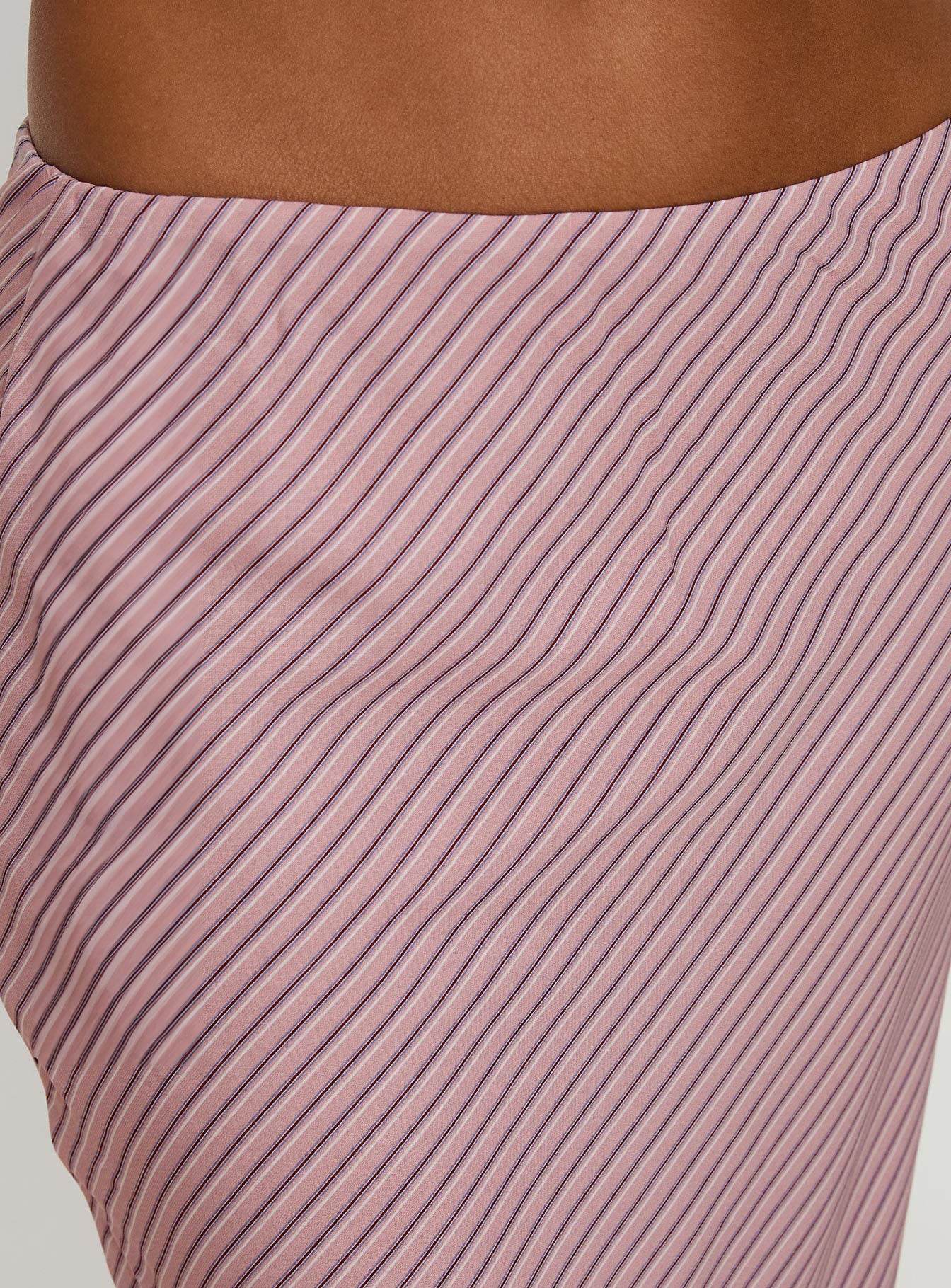 Reize Midi Skirt Pink Stripe