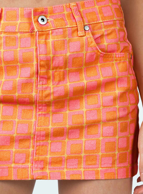 product Princess Polly The Ragged Priest Doll Mini Skirt Orange Mini Skirts 