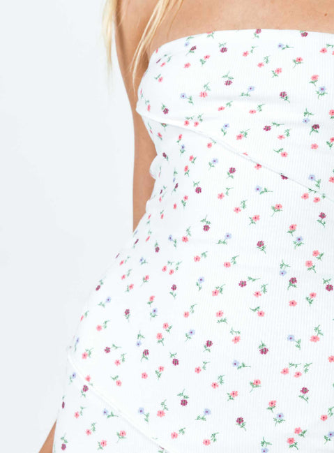 product Princess Polly High Neck  Oscar Maxi Dress White Floral