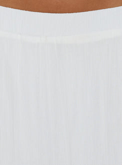 Miriah Maxi Skirt White