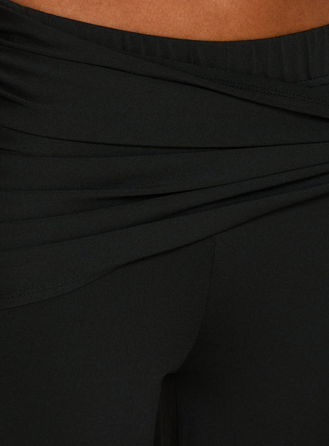 Hadlia Tie Waist Pants Black