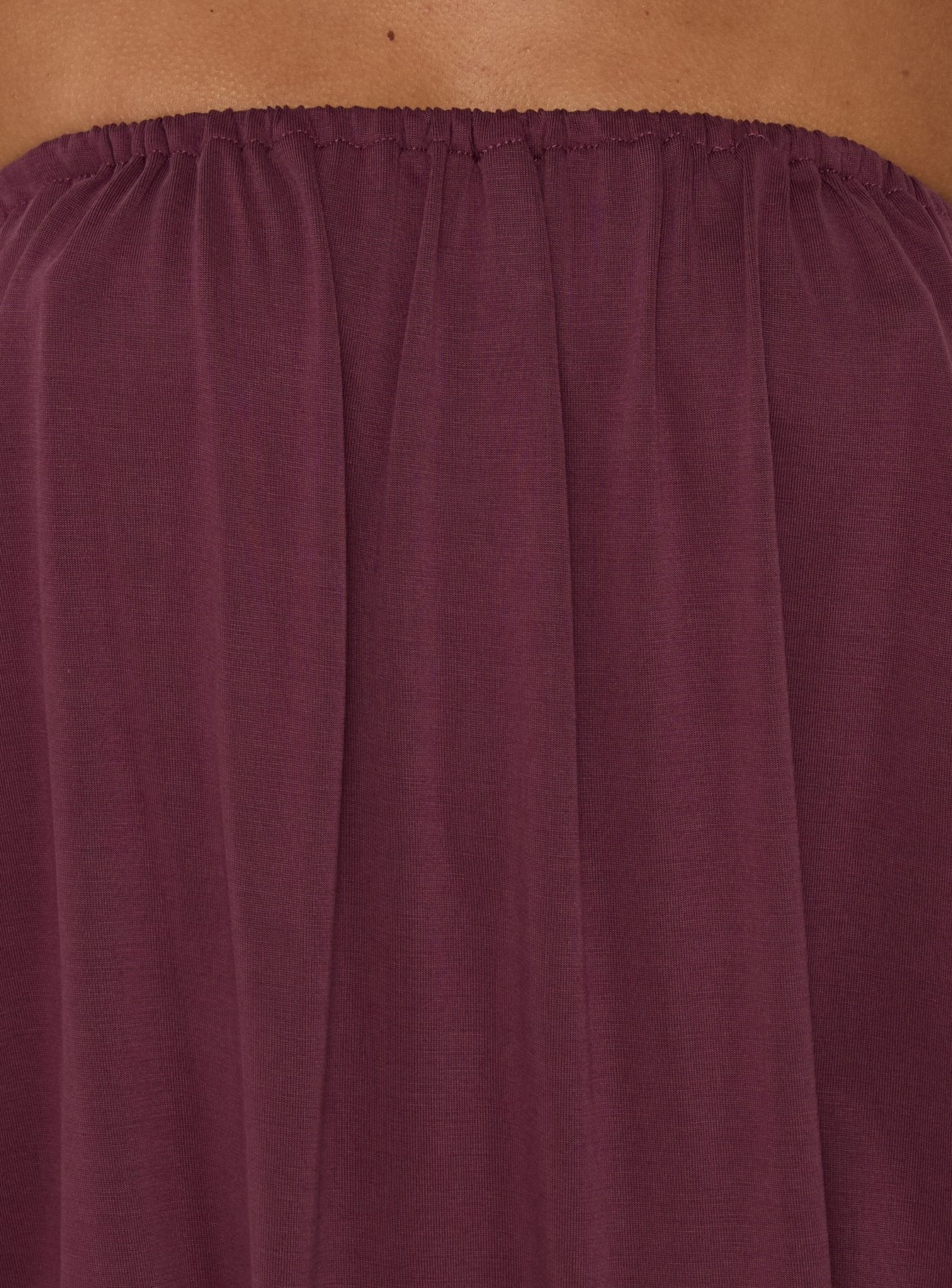 Olidia Strapless Mini Dress Plum