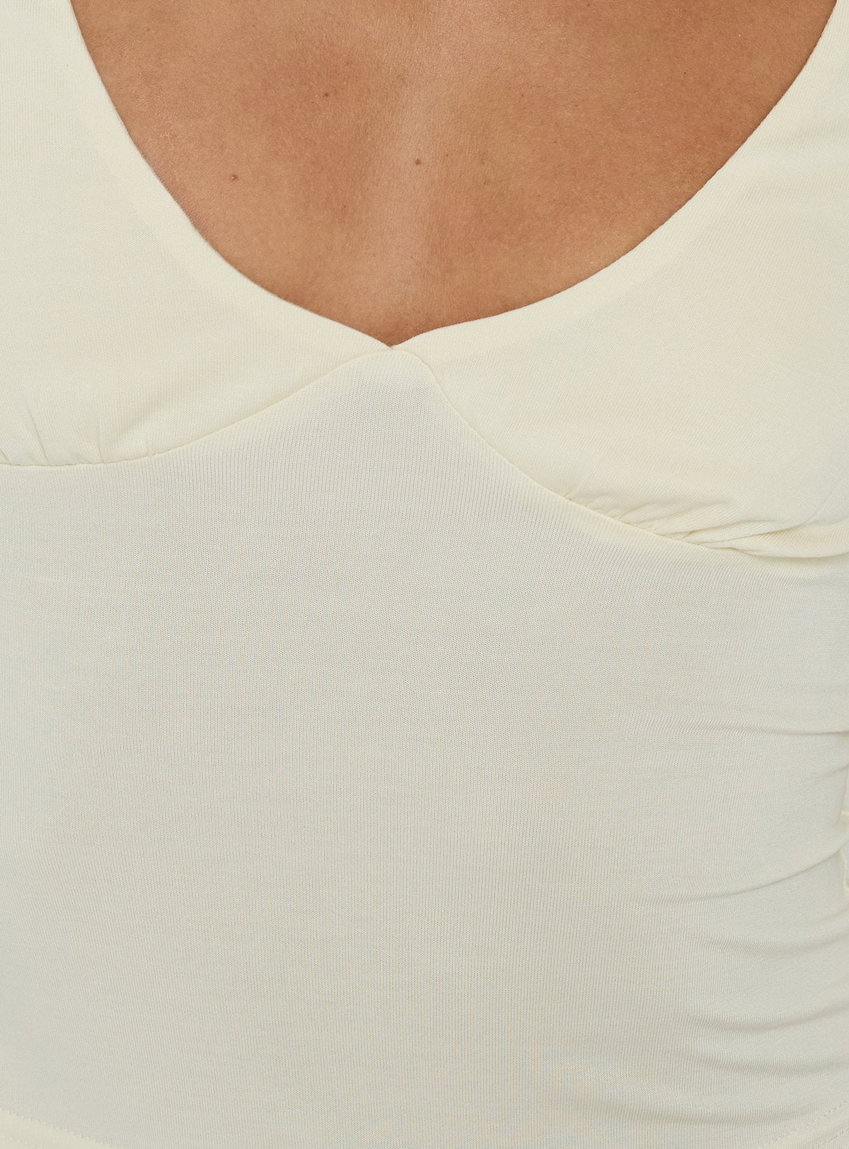 Marenn Split Sleeve Top Cream