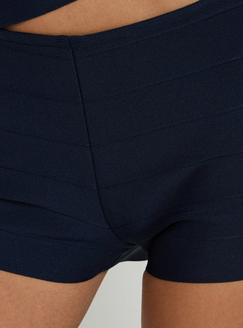 Ardenn Bandage Mini Shorts Navy