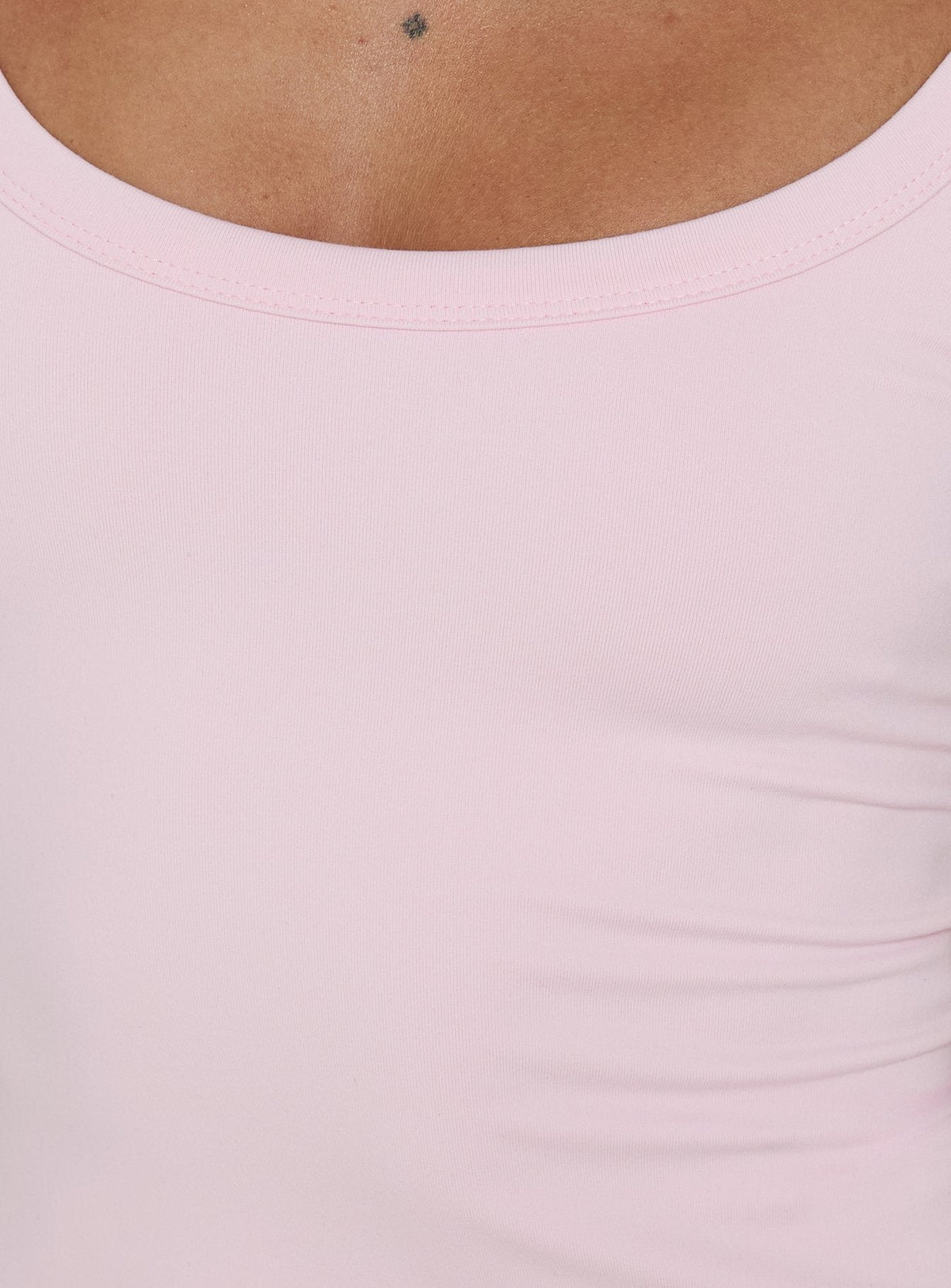 Kasper Cinched Longline Tank Top Marshmallow Pink