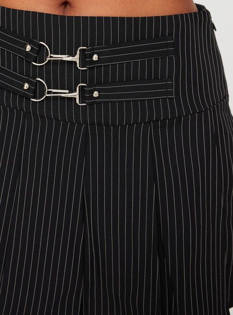 product Vyola Mini Skirt Black Pinstripe Princess Polly  Mini Skirts Mini Skirts 