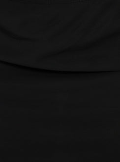 Shoreline Midi Skirt Noir