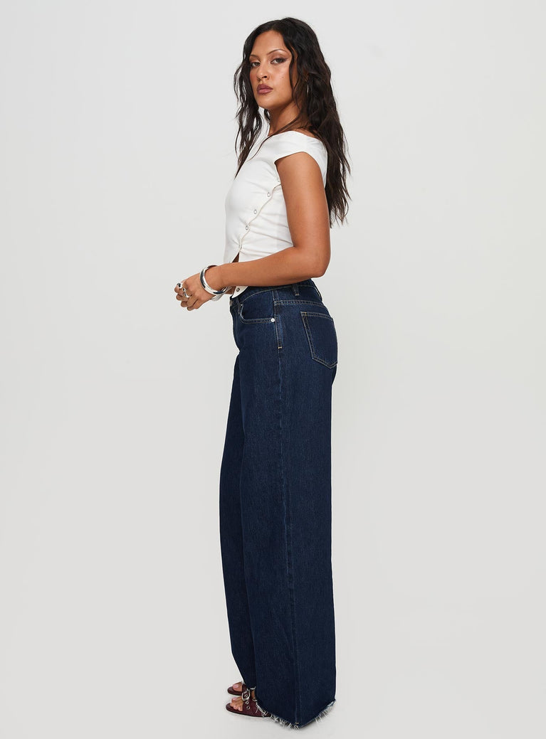 Properly Tied Lowcountry Jean, Dark Wash main image 0
