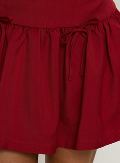 Milienne Mini Dress Red