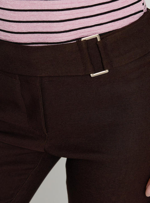 Angel Unknown Flare Pants Chocolate