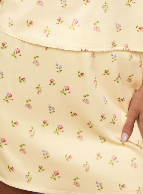 Back In Sun Mini Skirt Multi