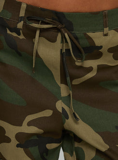Vancer Longline Cargo Shorts Camo