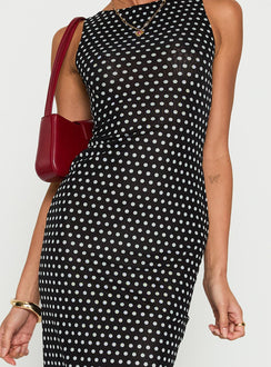 product Princess Polly Top Of Mind Maxi Dress Black Crew Neck 