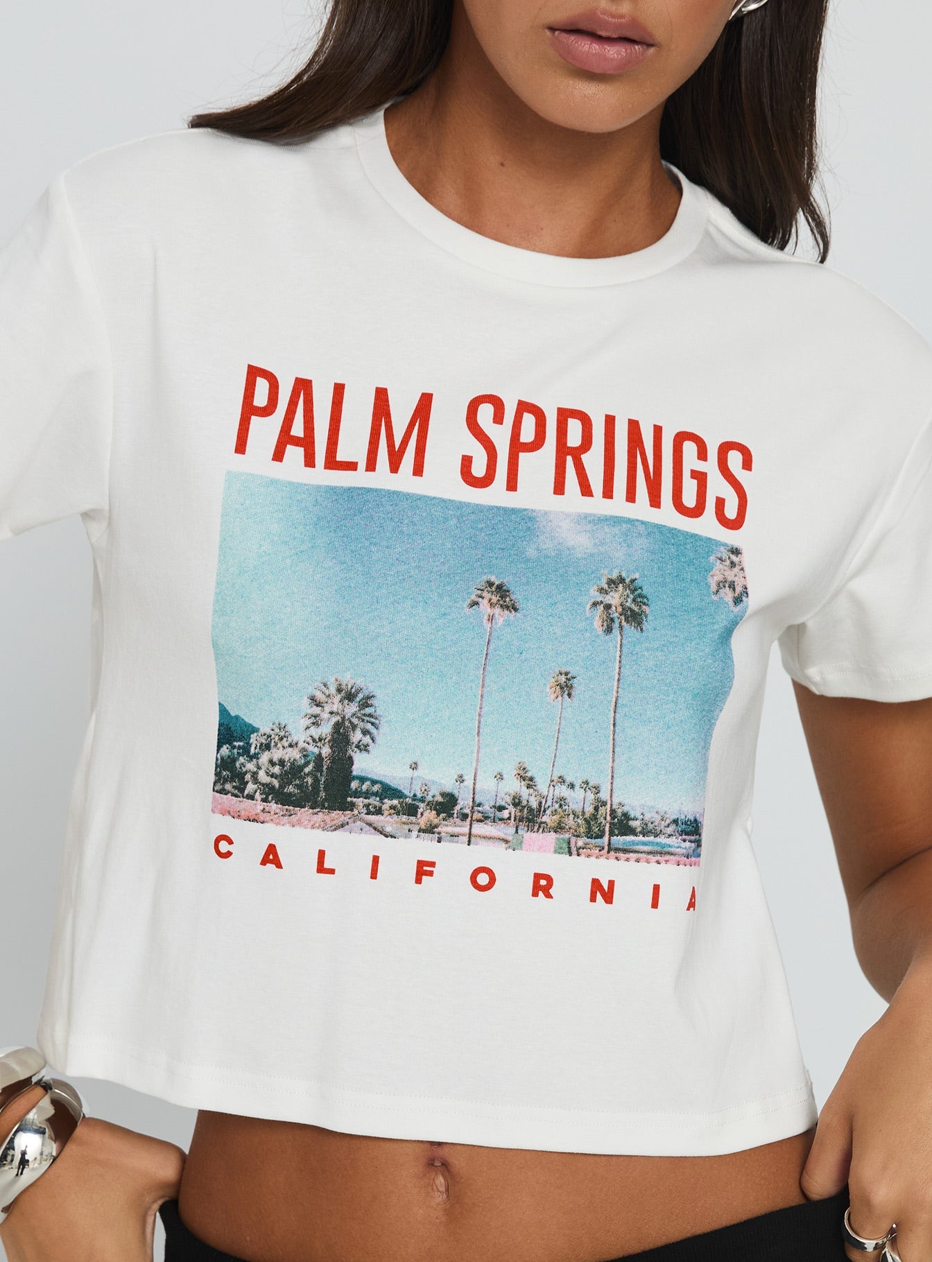 Destination Of Choice Graphic Top White