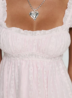 Carlita Mini Dress Light Pink