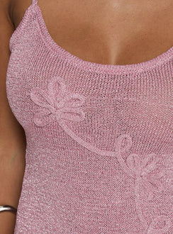 Sysanna Knit Mini Dress Pink