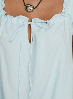 Swing Mini Dress Light Blue