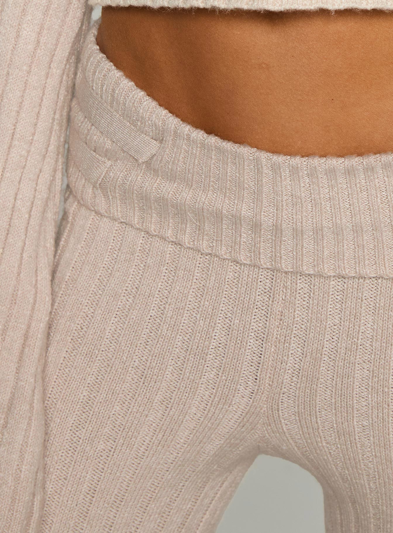 With Purpose Knit Pants Beige