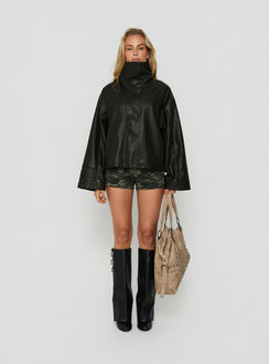 Shoreline Funnel Jacket Noir