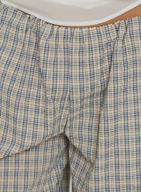 Lunea Concealed Waistband Pants Multi Check